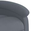 vidaXL Fauteuil de massage inclinable gris foncé velours