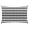 vidaXL Voile d'ombre 3 x 4,5 m HDPE Rectangulaire Anthracite et blanc