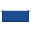 vidaXL Banc de jardin avec coussin 120 cm Bambou