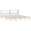 vidaXL Cadre de lit sans matelas blanc 180x200 cm bois massif de pin