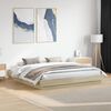 vidaXL Cadre de lit sans matelas ch&ecirc;ne sonoma 180x200 cm