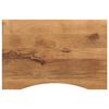 vidaXL Dessus de bureau avec courbe 90x60x2,5 cm manguier massif brut