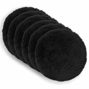 vidaXL Coussin avec oreiller HEERLEN 2 pi&egrave;ces Noir Fleece PV