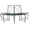 vidaXL Banc d'Arbre 4-Nombre de places 160 x 80 x 89 cm Acier
