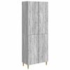vidaXL Ensemble de Meubles 2 pcs Sonoma gris Bois d'ing&eacute;nierie