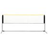vidaXL Filet de badminton r&eacute;glable 400x103x94-158 cm M&eacute;tal