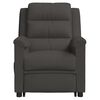 vidaXL Fauteuil gris fonc&eacute; velours