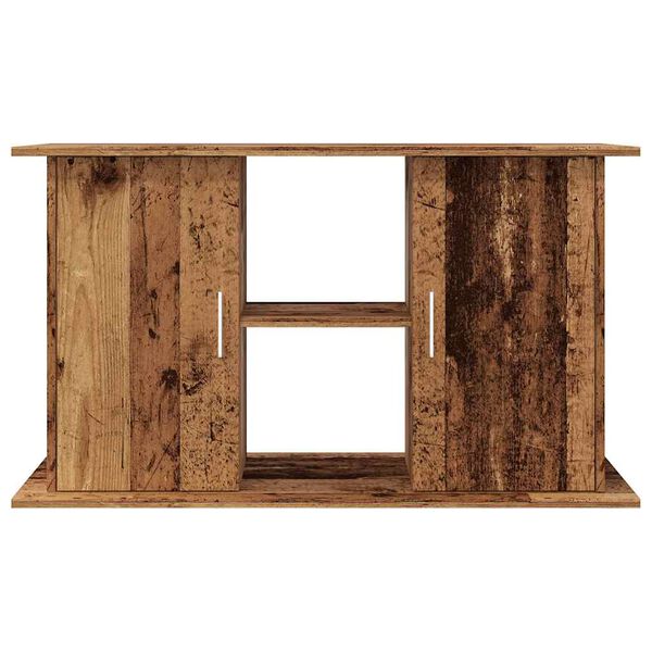 vidaXL Support pour aquarium vieux bois 101x41x58 cm bois d'ingénierie