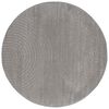 vidaXL Tapis de surface Rond Gris &Oslash; 160 CM