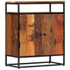 vidaXL Armoire lat&eacute;rale 60x35x76 cm Bois r&eacute;cup&eacute;ration massif et acier