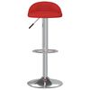 vidaXL Tabouret de bar Rouge bordeaux Similicuir