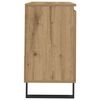 vidaXL Armoire de lavabo de salle de bain ch&ecirc;ne artisanal 65x33x60 cm