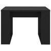 vidaXL Table d'appoint Noir 50x50x35 cm Bois d’ingénierie