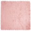 vidaXL Tapis en fausse Tafalla Rose 200 x 200 cm Polyester