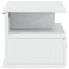 vidaXL Cabinet de chevet Hill Blanc 40 x 31 x 27 cm Pin massif