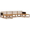 vidaXL Ensemble de canap&eacute;s d'ext&eacute;rieur 6 pc Naturel
