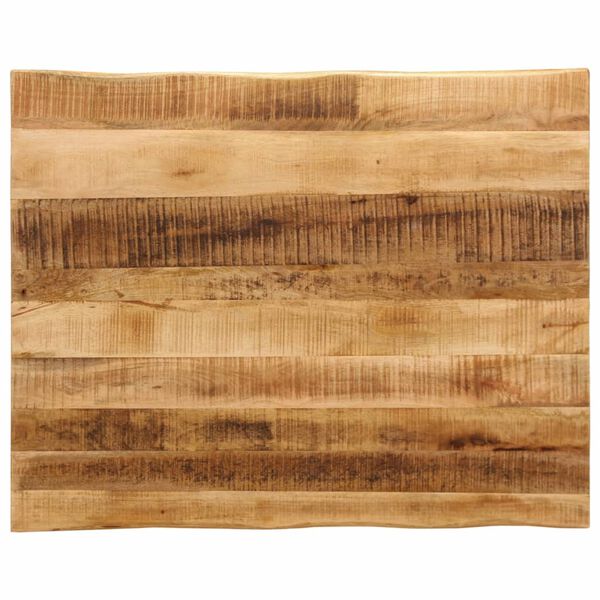 vidaXL Dessus de table bord vivant 110x80x2,5 cm bois de manguier brut