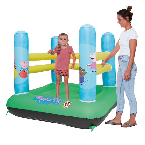 Happy People Ch&acirc;teau gonflable avec balles Peppa Pig 150x150x150 cm
