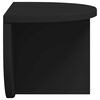 vidaXL &Eacute;tag&egrave;re Murale 2 pcs Noir 38 x 19 x 19 cm Bois d'ing&eacute;nierie
