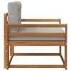 vidaXL Sofa de milieu ext&eacute;rieur Bois d'Acacia Massif Naturel