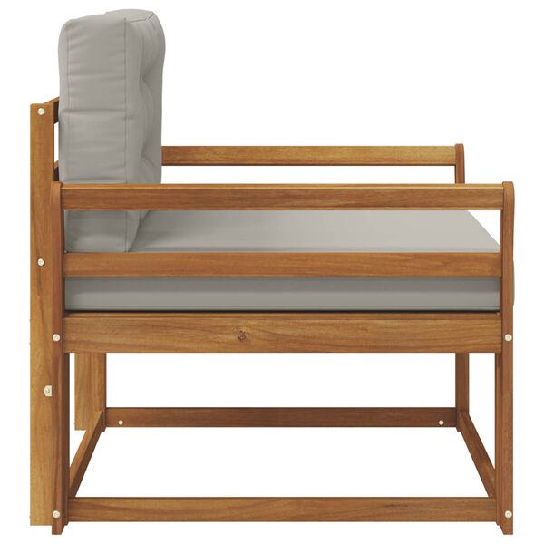 vidaXL Sofa de milieu ext&eacute;rieur Bois d'Acacia Massif Naturel