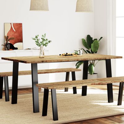 vidaXL Table à manger 150x90x75 cm bois d'acacia solide
