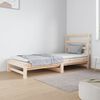 vidaXL Lit coulissant sans matelas 2x(90x190) cm