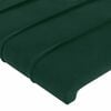 vidaXL T&ecirc;te de lit Vert fonc&eacute; 80x5x78/88 cm Velours
