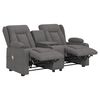 vidaXL Fauteuil de massage inclinable avec porte-gobelets 2 places