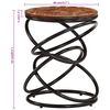 vidaXL Table d'appoint 40x40x52 cm Bois de r&eacute;cup&eacute;ration massif