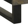 vidaXL Table de chevet noir 50x33x62 cm bois de manguier solide