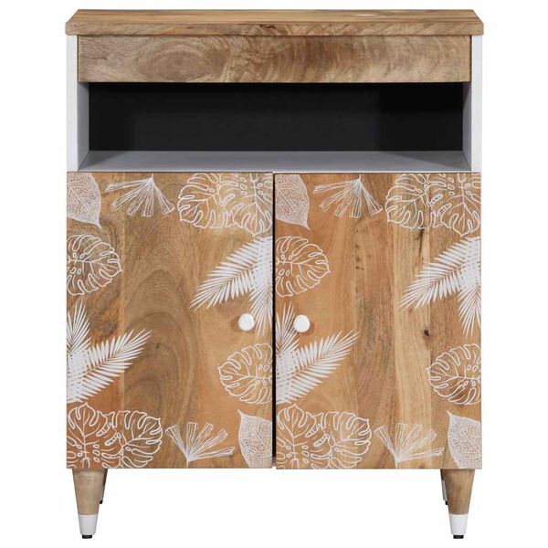 vidaXL Buffet 60x33,5x75 cm bois de manguier massif