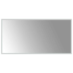 vidaXL Miroir de salle de bain LED avec miroir Transparent 100 x 50 cm