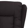 vidaXL Fauteuil de massage Noir Similicuir