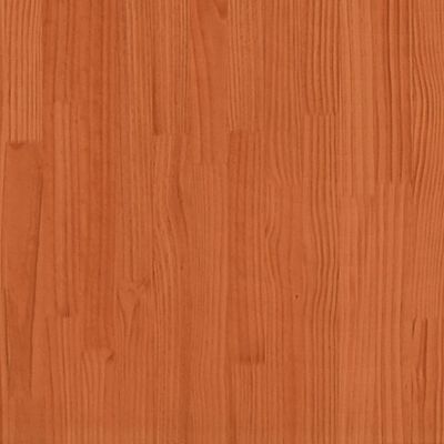 vidaXL Tête de lit cire marron 120 cm bois massif de pin