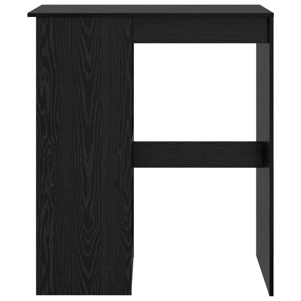 vidaXL Table de bar Ch&ecirc;ne noir 90 x 47.5 x 103.5 cm Bois d'ing&eacute;nierie