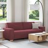 vidaXL Canapé 3 places Rouge vin 180 cm Tissu