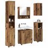 vidaXL Ensemble de mobilier de salle de bain 5 pcs Bois Ancien