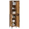 vidaXL Haut Armoire Bois Ancien 34,5 x 34 x 180 cm Bois d'ing&eacute;nierie