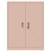 vidaXL Armoire de rangement Rose 80 x 40 x 105 cm Acier