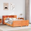 vidaXL Cadre de lit sans matelas cire marron 140x200cm bois pin massif