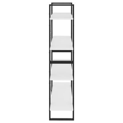 vidaXL Bibliothèque à 4 niveaux Blanc 100x30x140 cm Aggloméré