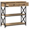 vidaXL Table Console ch&ecirc;ne artisanal 75 x 28 x 75 cm