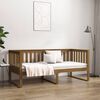 vidaXL Lit de jour sans matelas marron miel 100x200 cm bois pin massif