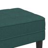 vidaXL banc Vert foncé 113 x 57 x 39 cm tissu