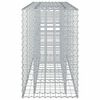 vidaXL Lit sur&eacute;lev&eacute; gabion Argent&eacute; 170 x 50 x 80 cm Acier galvanis&eacute;