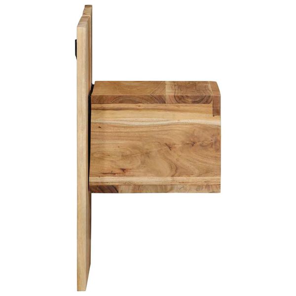 vidaXL Table de chevet 50x27x50 cm bois d'acacia solide