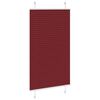 vidaXL Store plissé rouge bordeaux 80x100 cm largeur du tissu 79,4 cm