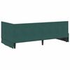 vidaXL Cadre de lit d'angle Vert foncé 90 x 190 cm Velours