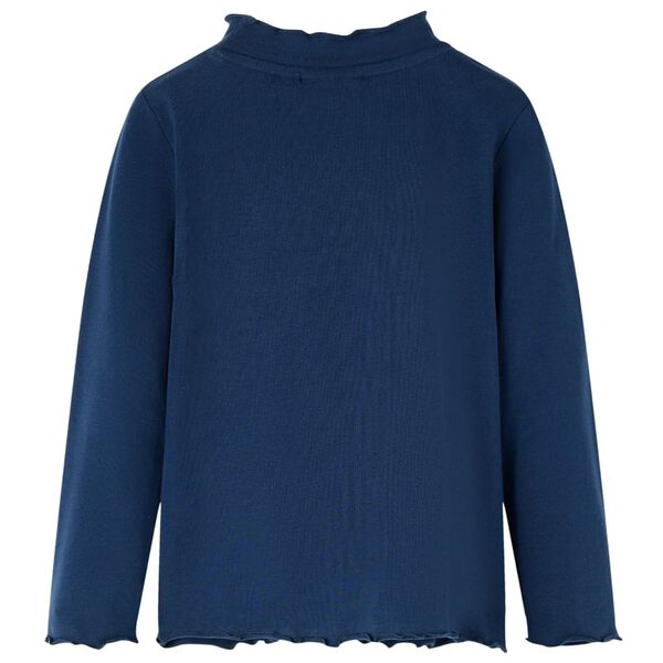 T-shirt enfants à manches longues bleu marine 92